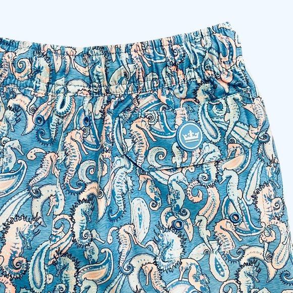 Peter Millar Swimsuit Seahorse Paisley Boy's Youth Swim Trunk Large (11-12) - Picture 6 of 10